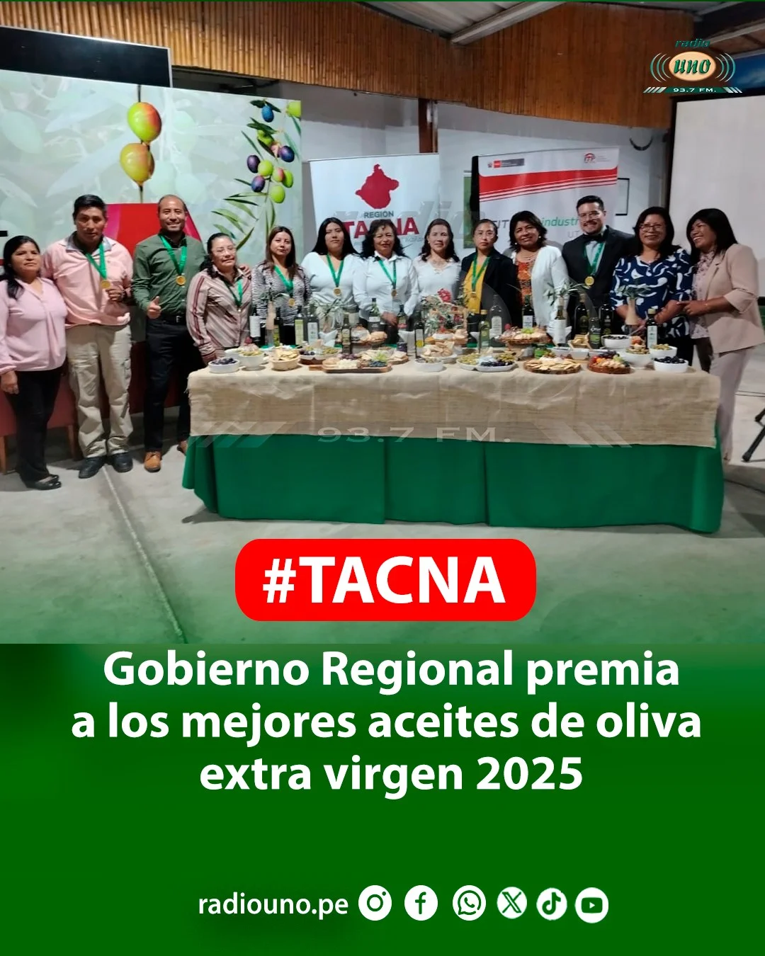 Excellence Awarded: 1st Regional Extra Virgin Olive Oil Contest