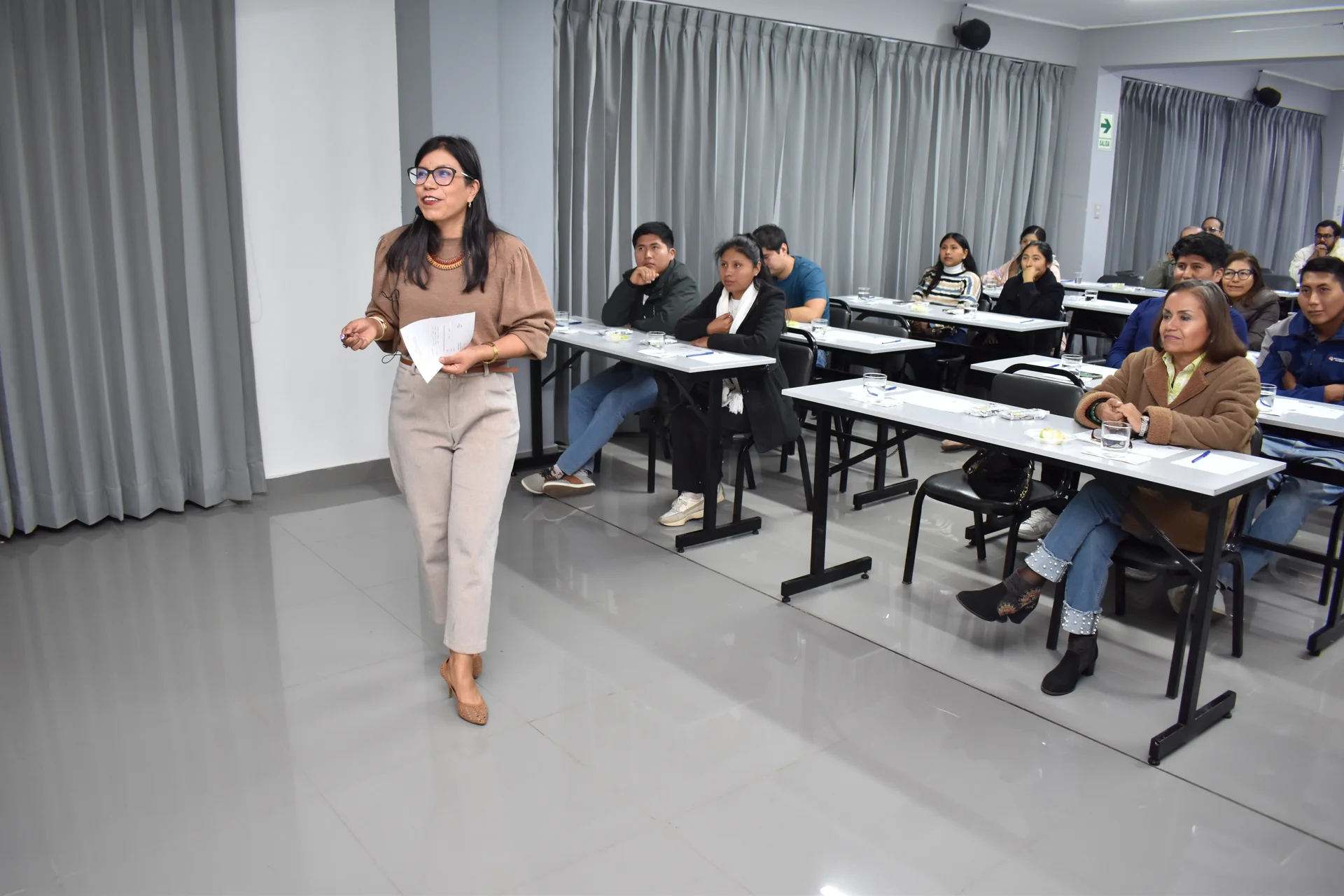 The Tacna Chamber of Commerce, an ideal setting for promoting knowledge of the regional olive.
